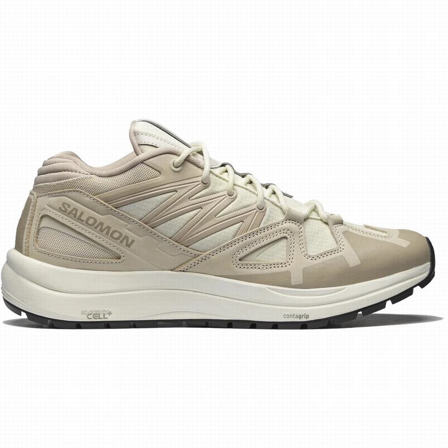 Salomon Odyssey 1 Leather Advanced Wandelschoenen Dames Beige (SLW9892EL)